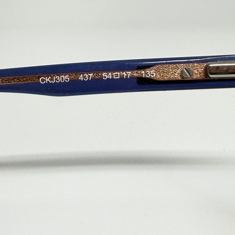 Calvin Klein Jeans CKJ305 437 Blue Tortoise Eyeglasses Frames‎ 54 17 135 21444